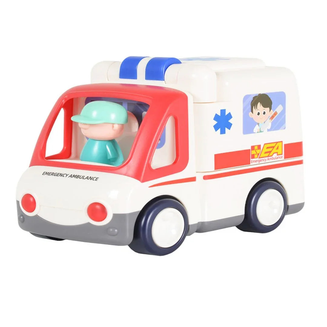 HOLA Toy Ambulance & Accessories: Rescue Fun for Kids Aged 18 Months and Up - Jaiman Toys