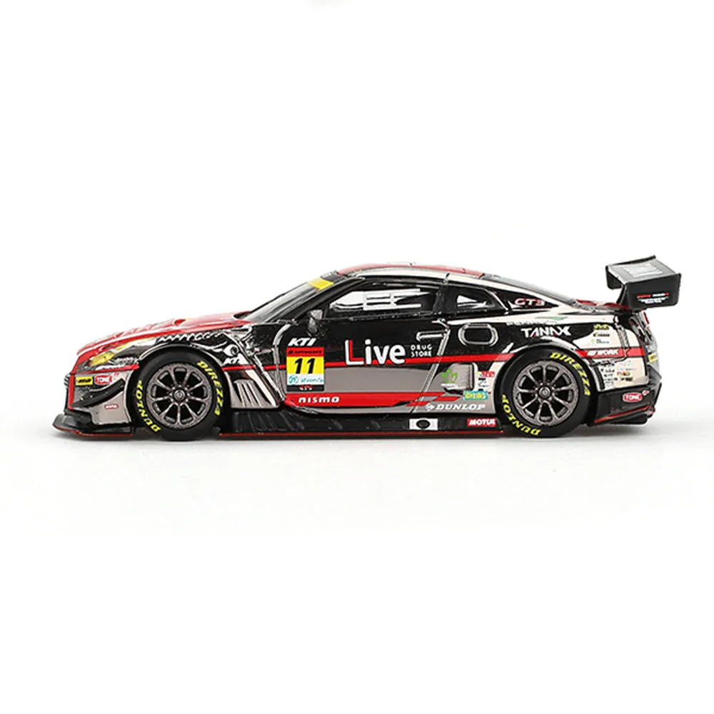 MINI GT Nissan GT-R Nismo GT3 #11 – 2023 Super GT Series Gainer Tanax | 1:64 Scale Diecast Model Car - Jaiman Toys