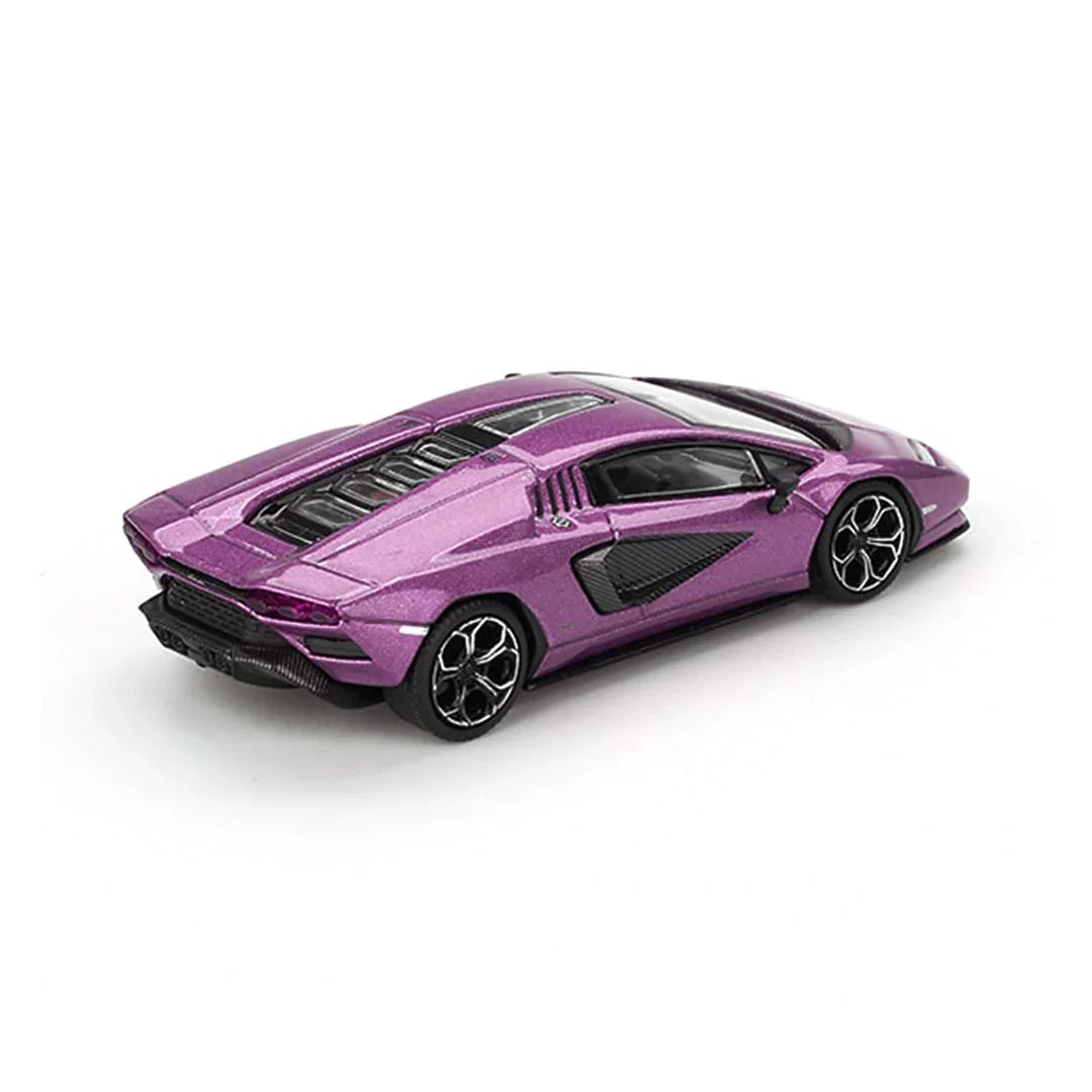 Mini GT 1/64 Lamborghini Countach LPI 800-4 Viola 30th LHD Diecast Scale Model Car - Jaiman Toys