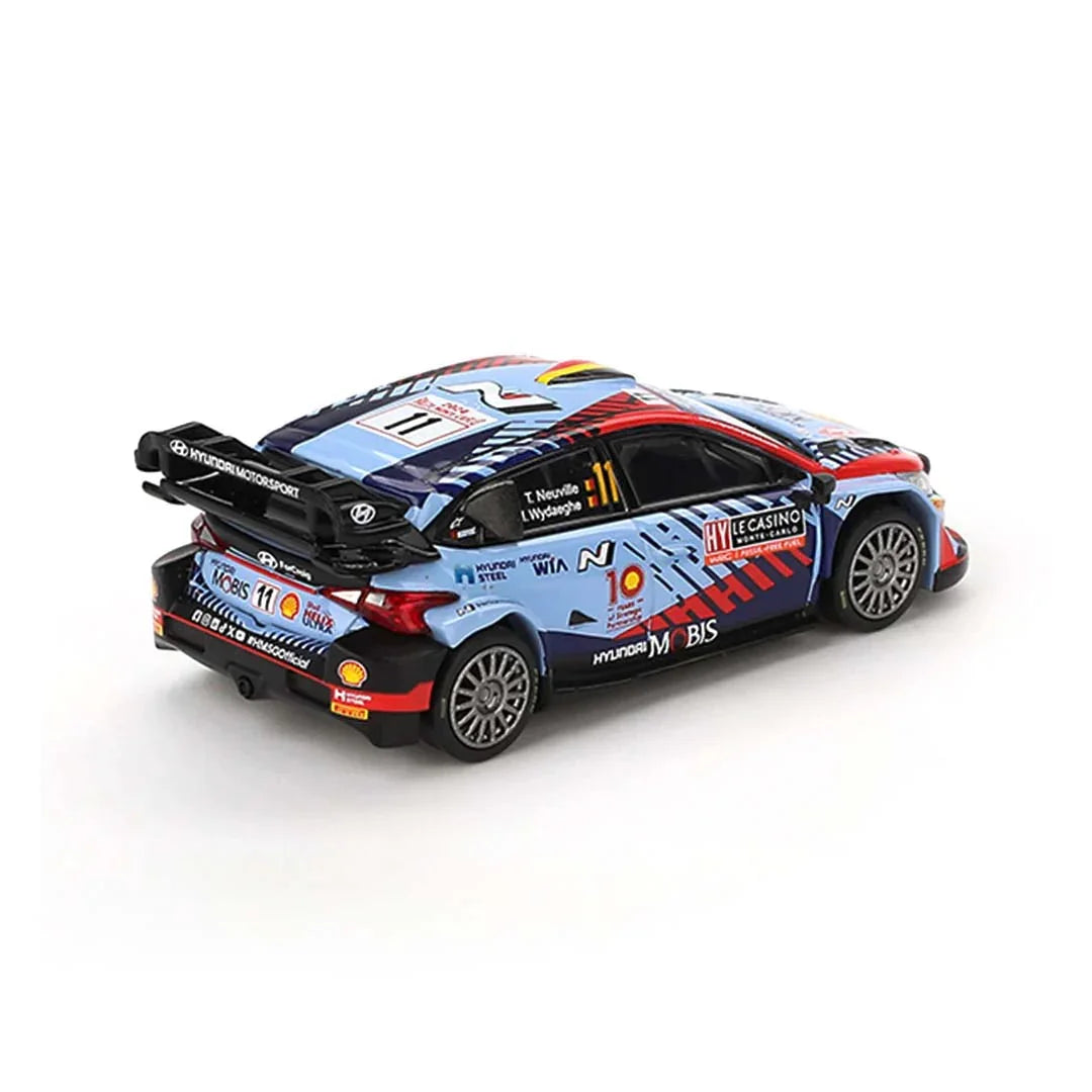 Mini GT 1/64 Hyundai i20 N Rally1 Hybrid #11 2024 Rallye Monte-Carlo Winner LHD Diecast Scale Model Car - Jaiman Toys