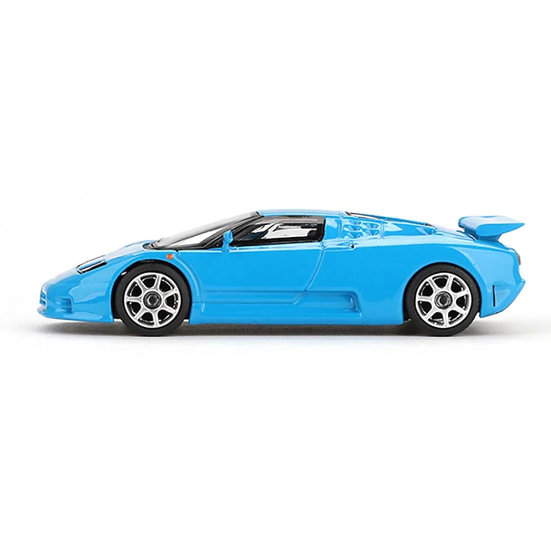 Mini GT 1/64 Bugatti EB110 Super Sport Blu Bugatti LHD Diecast Scale Model Car - Jaiman Toys