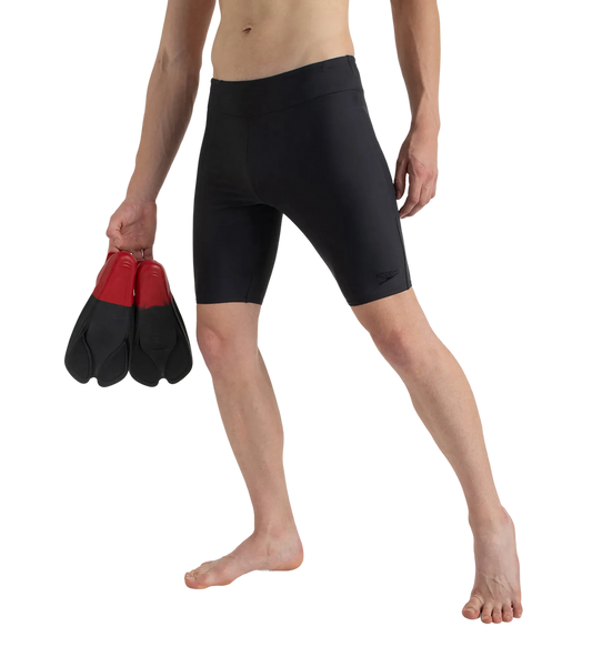 Speedo Essential Jammer Men’s Swimwear – Oxid Grey | Chlorine Resistant Swimming Jammer with Shape Retention & UPF 40+ Protection