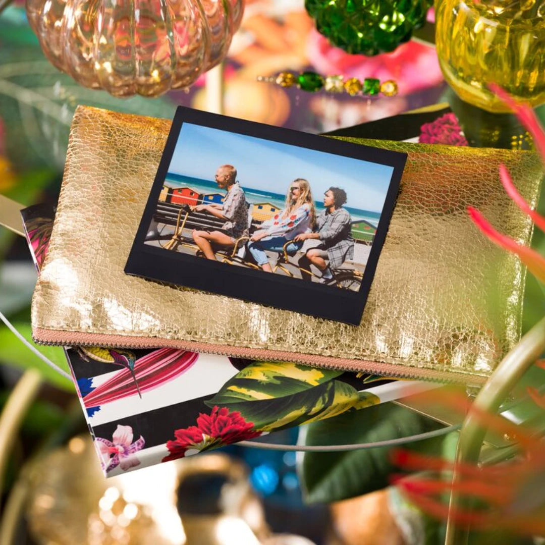 Fujifilm Instax Wide Frame Film, Black For Wide Instax Camera - 1 Pack of 10 films