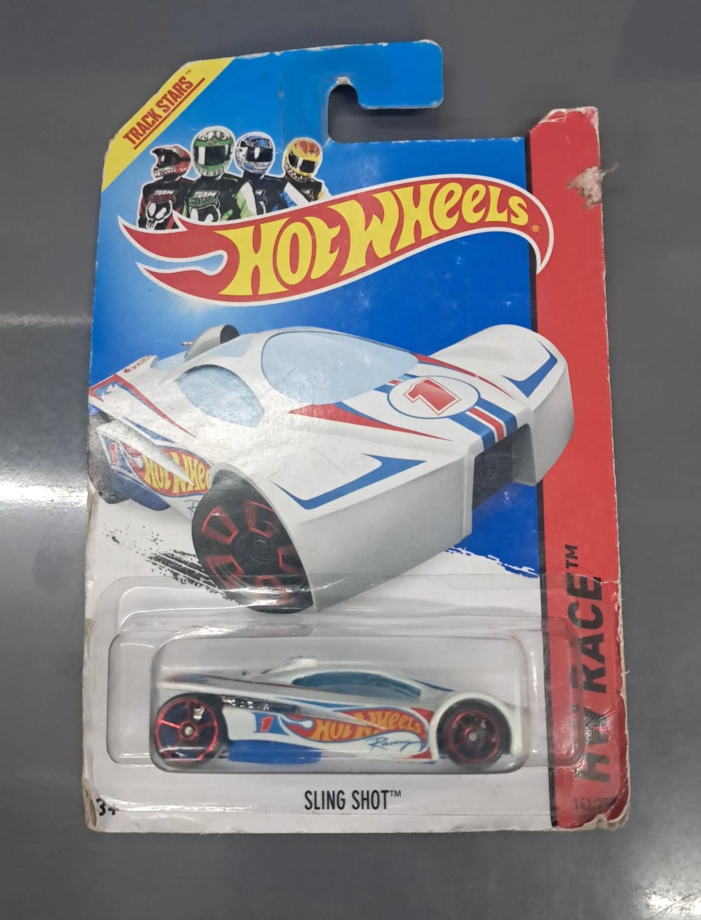 Hot Wheels Sling Shot, HW Race 141/250 - ( Card Damage ) - Jaiman Toys