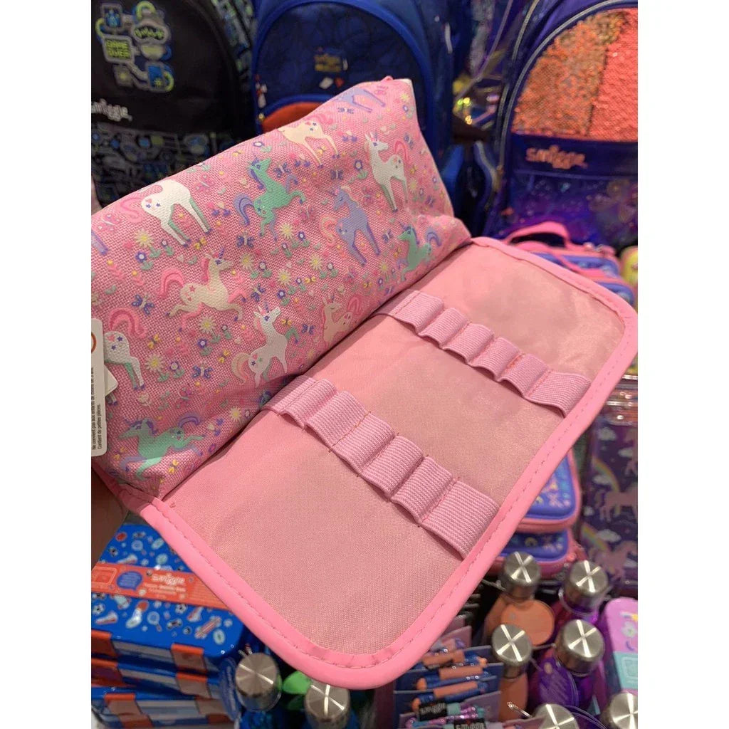 Smiggle Unicorn Pencil Case Pouch For Kids - Jaiman Toys