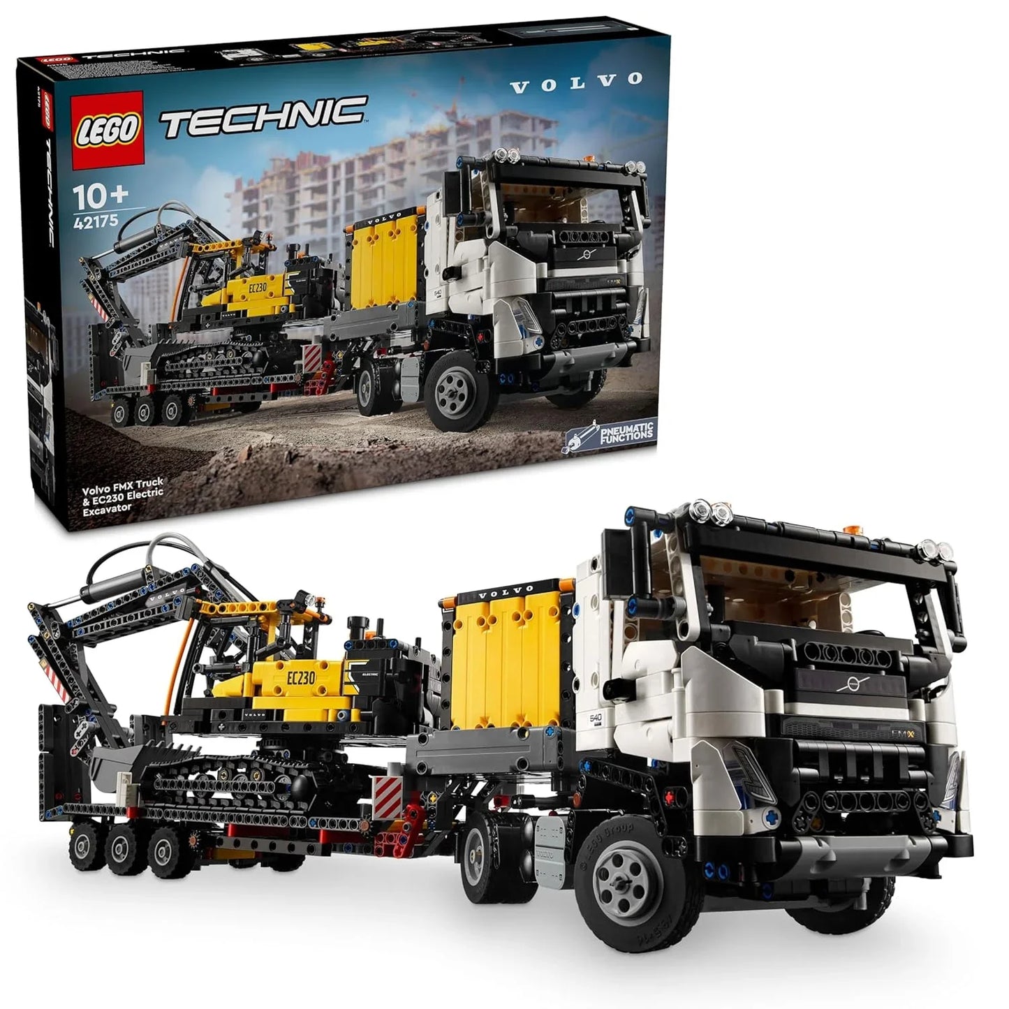 LEGO Technic Volvo FMX Truck & EC230 Electric Excavator 42175 Building Blocks Toys for 10+ Gift for Boys and Girls - Jaiman Toys