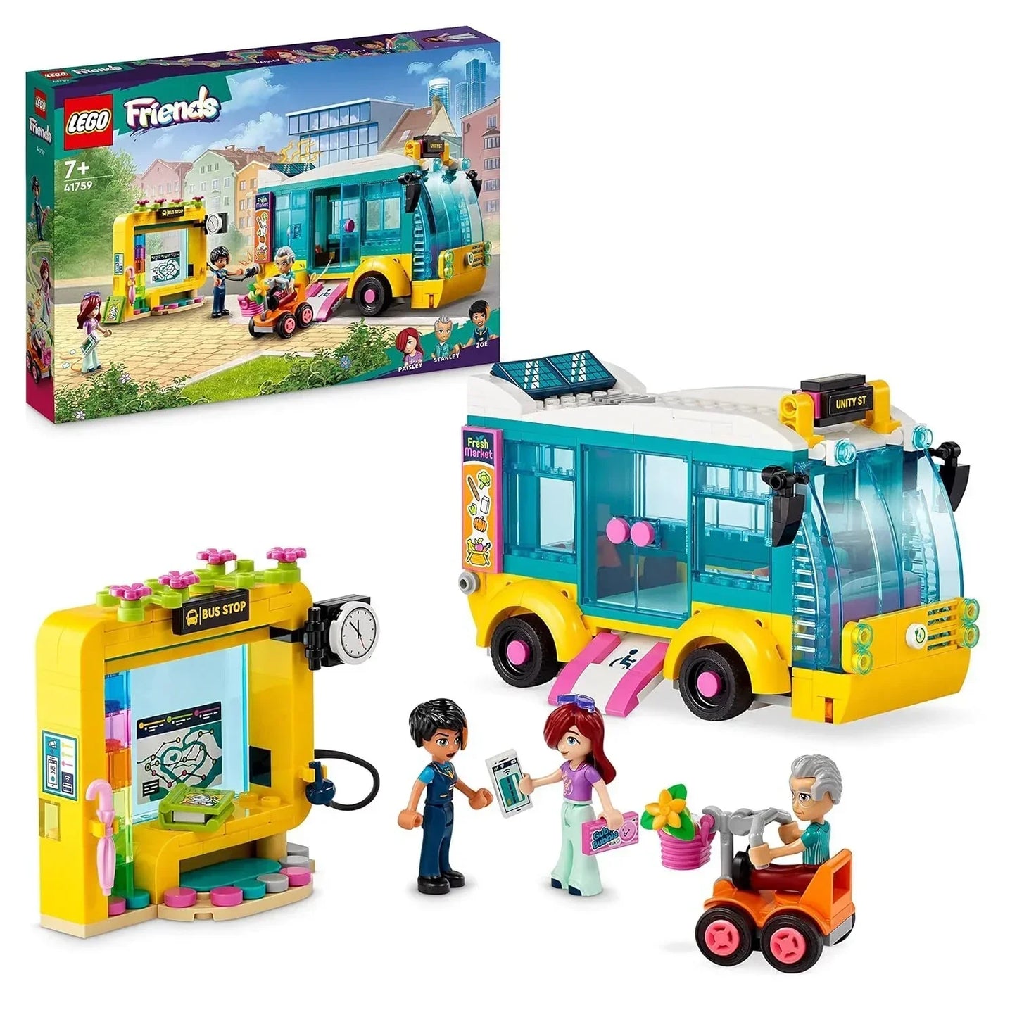LEGO 41759 Friends Heartlake City Bus Building Toy Set (480 Pieces) - Jaiman Toys