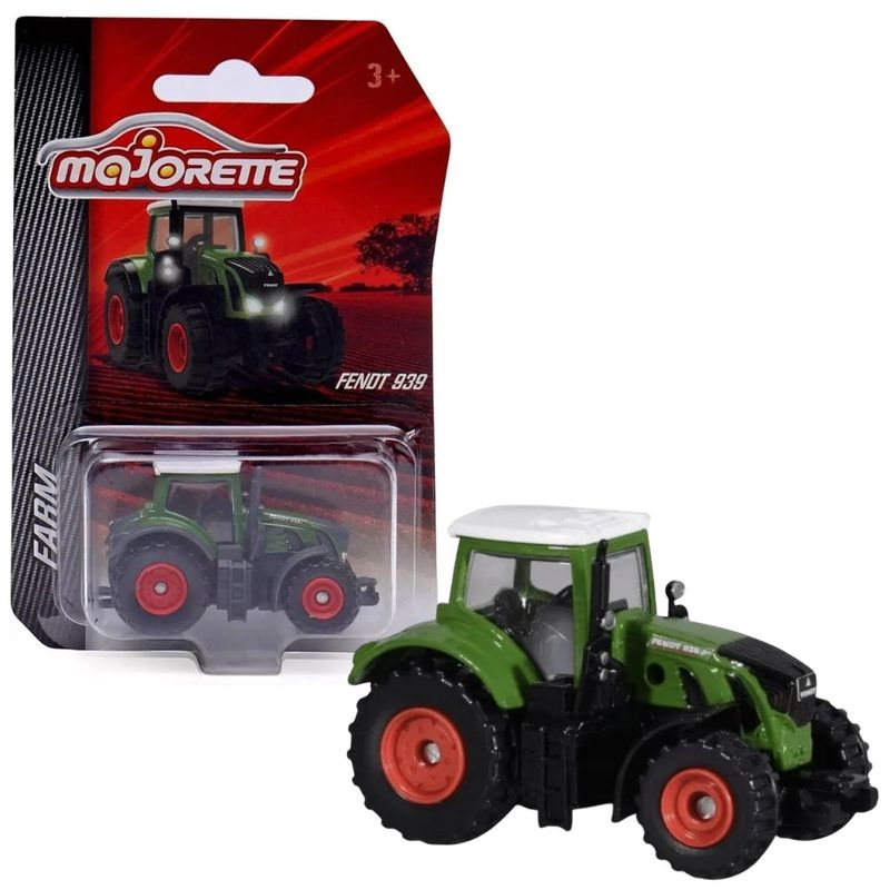 Majorette Trator Agricola Fendt 939 Verde