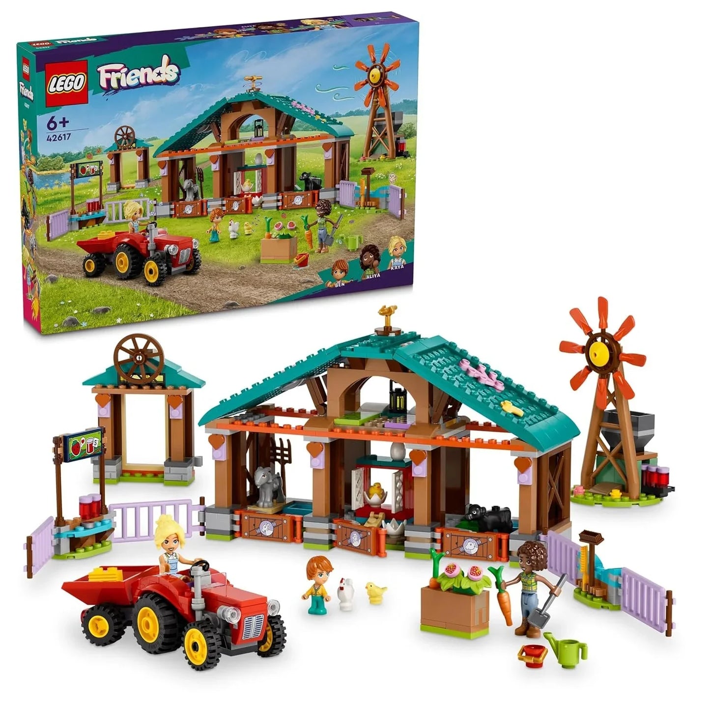 LEGO Friends Farm Animal Sanctuary Toy 42617 (489 Pieces) - Jaiman Toys