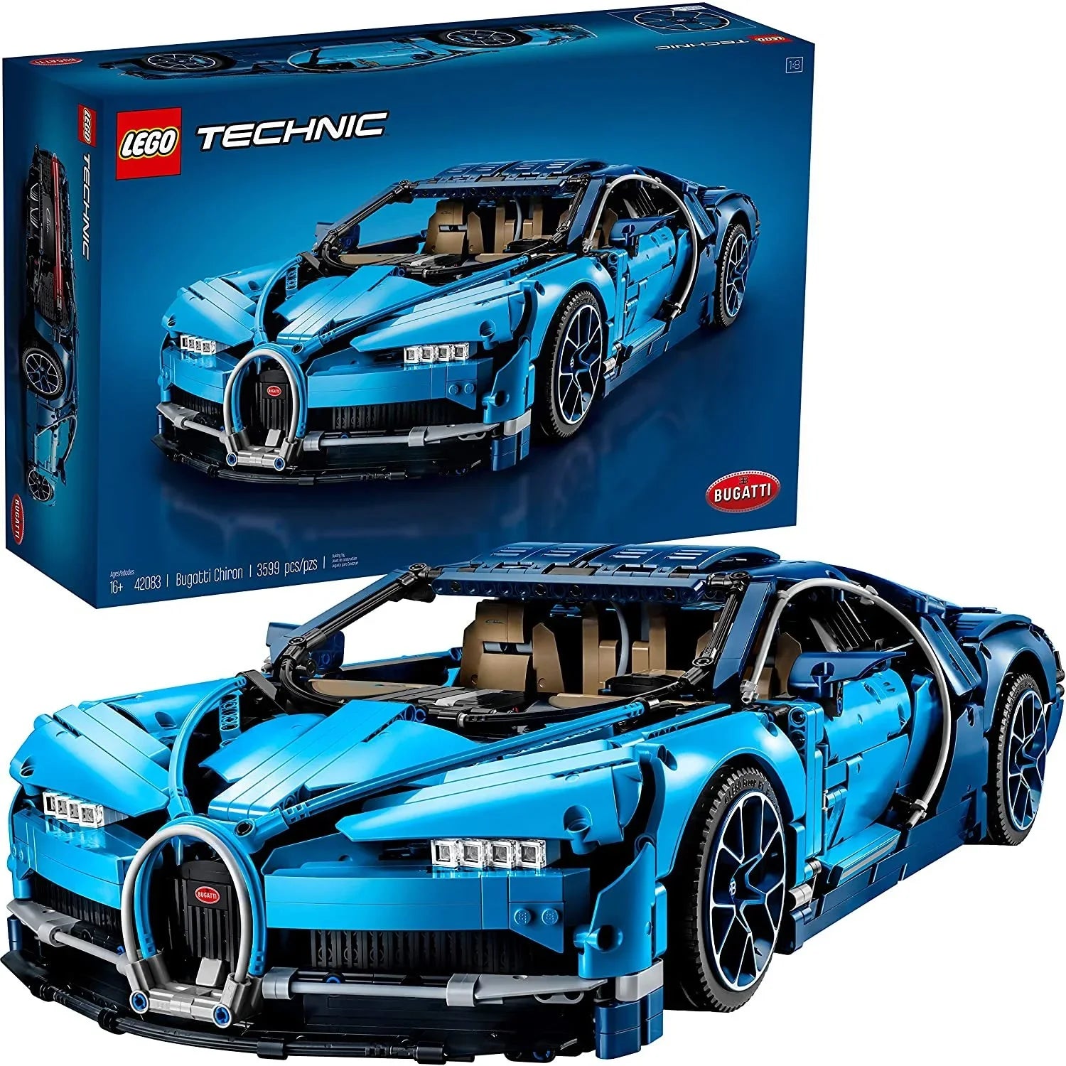 Speed Build Lego Technic Bugatti Chiron Video 1:14 Technical Super