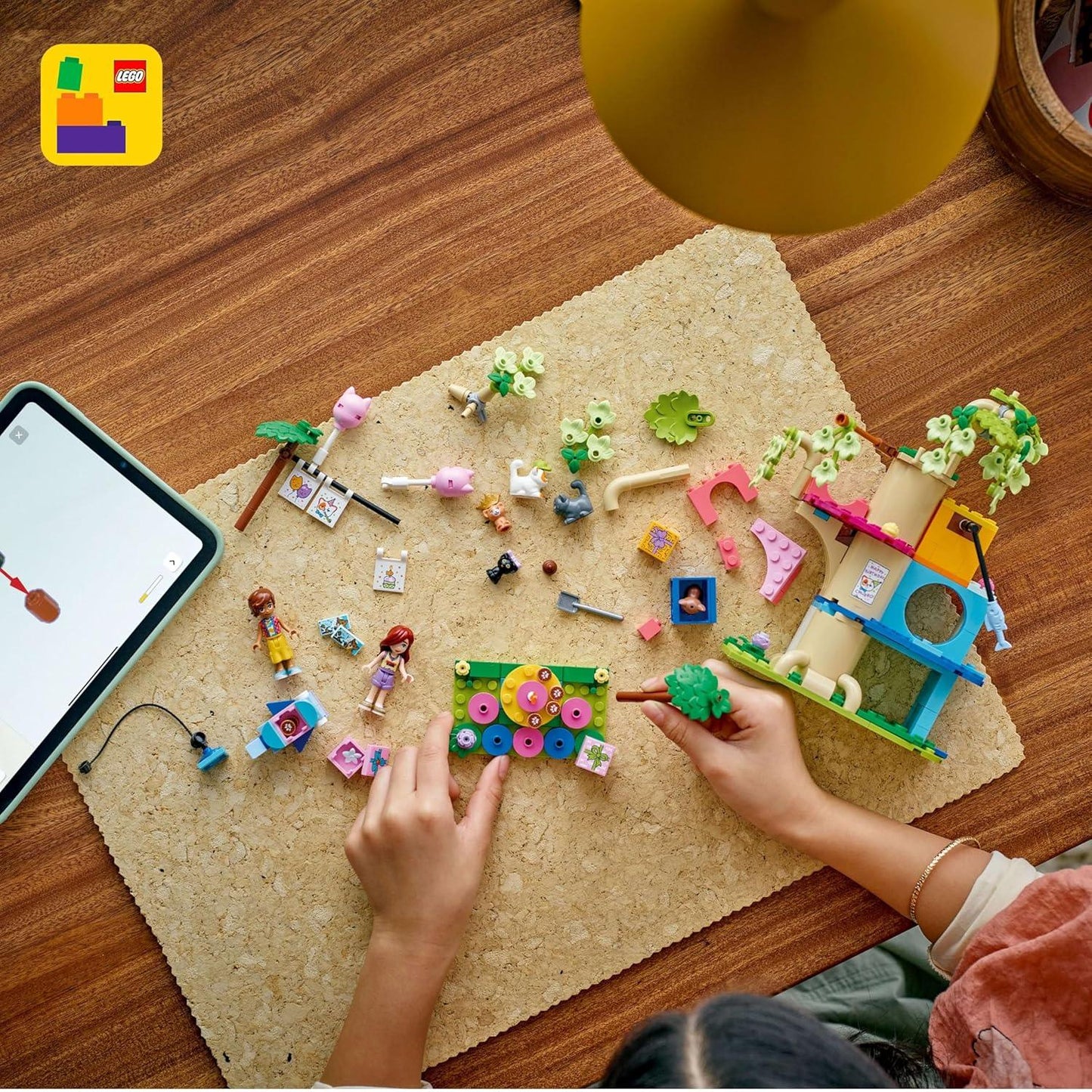 LEGO 42666 Friends Cat Birthday Party & Tree House Building Kit Toy Building Blocks Toys for 6+ Gift for Boys and Girls