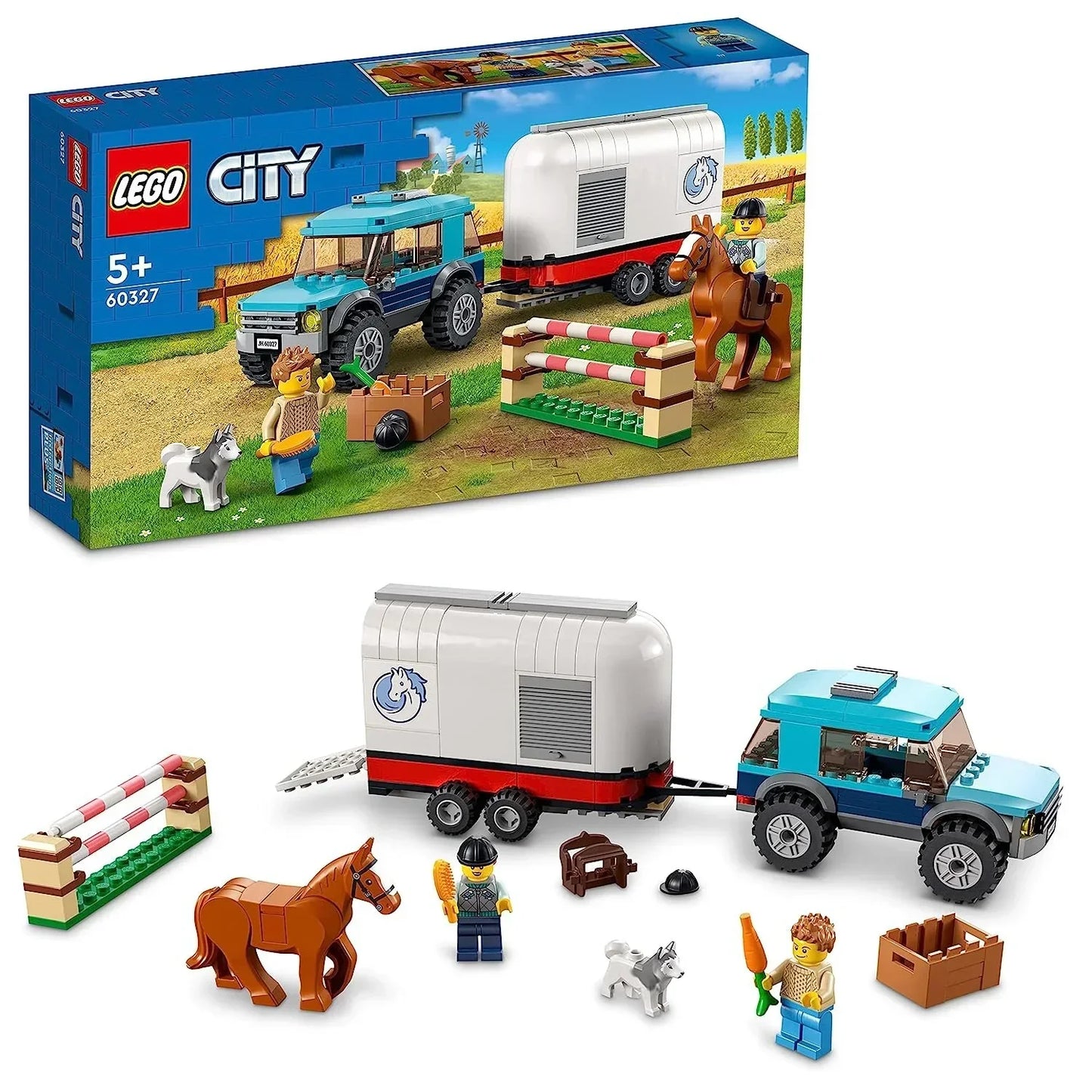 LEGO 60327 Horse Transporter V29 Building Kit for 5 Years - Jaiman Toys