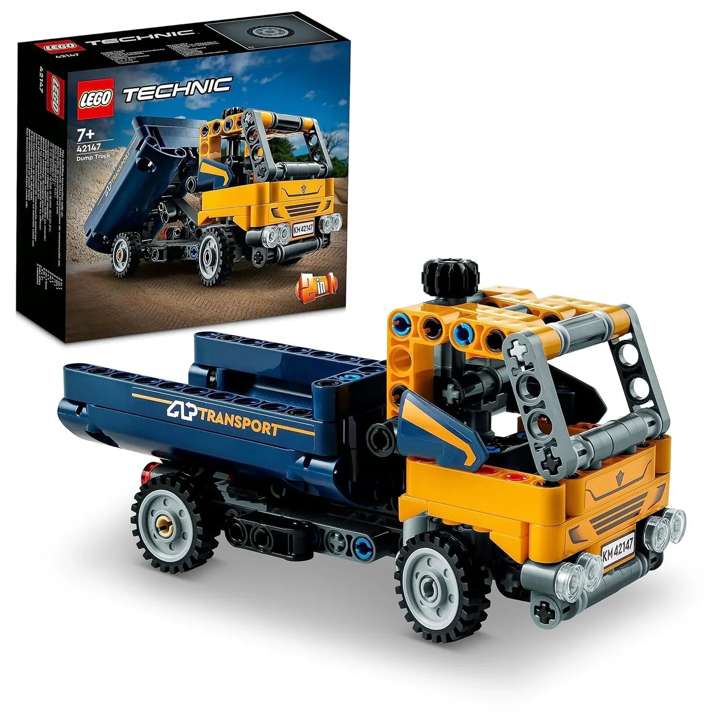LEGO Technic Dump Truck 42147 Building Toy Set (177 Pcs),Multicolor - Jaiman Toys