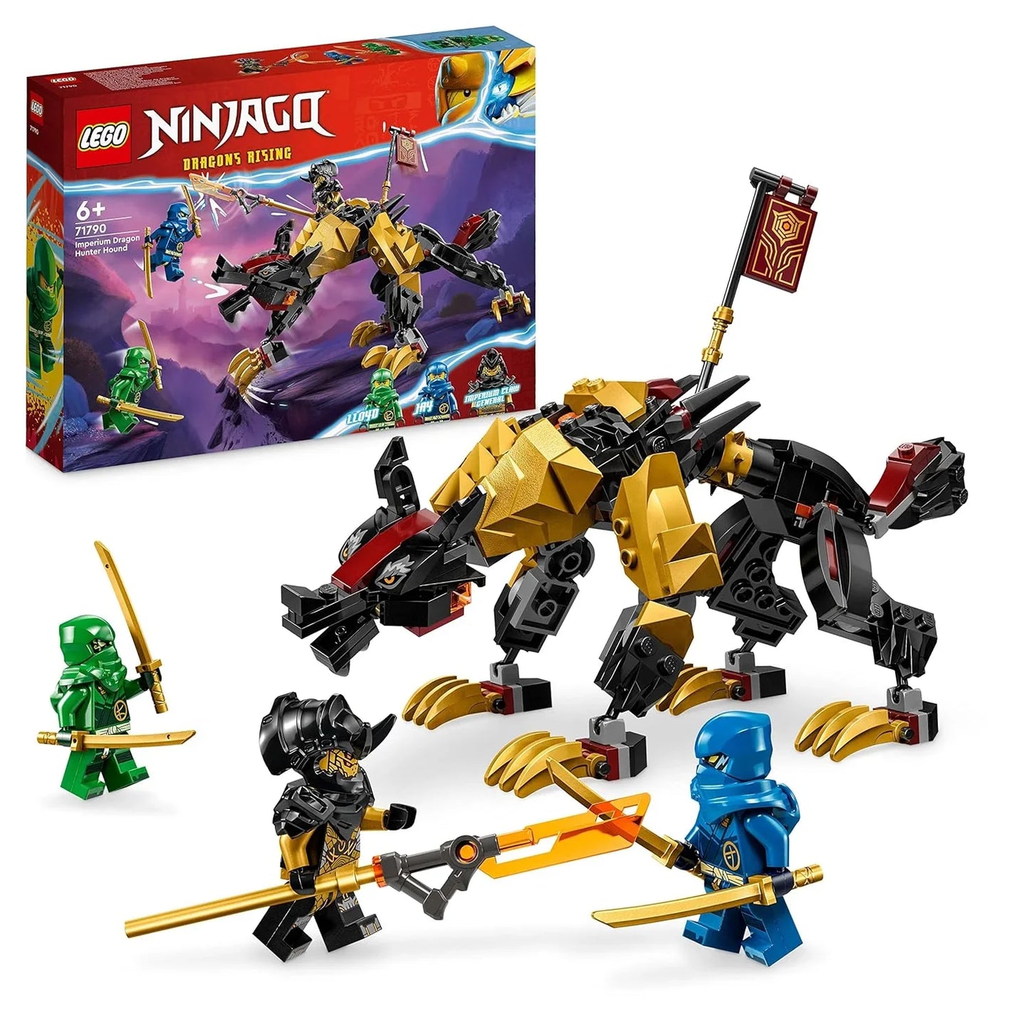 LEGO NINJAGO Imperium Dragon Hunter Hound 71790 Building Toy Set (198 Pieces) - Jaiman Toys