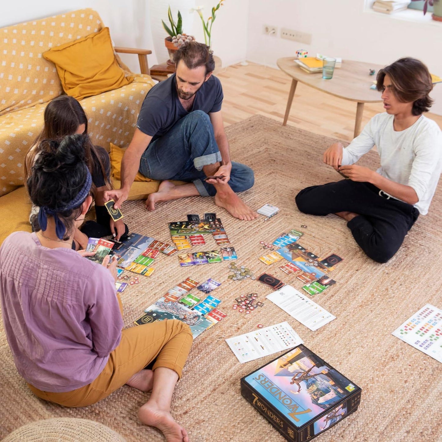7 Wonders 2nd Edition Board Game - Jaiman Toys