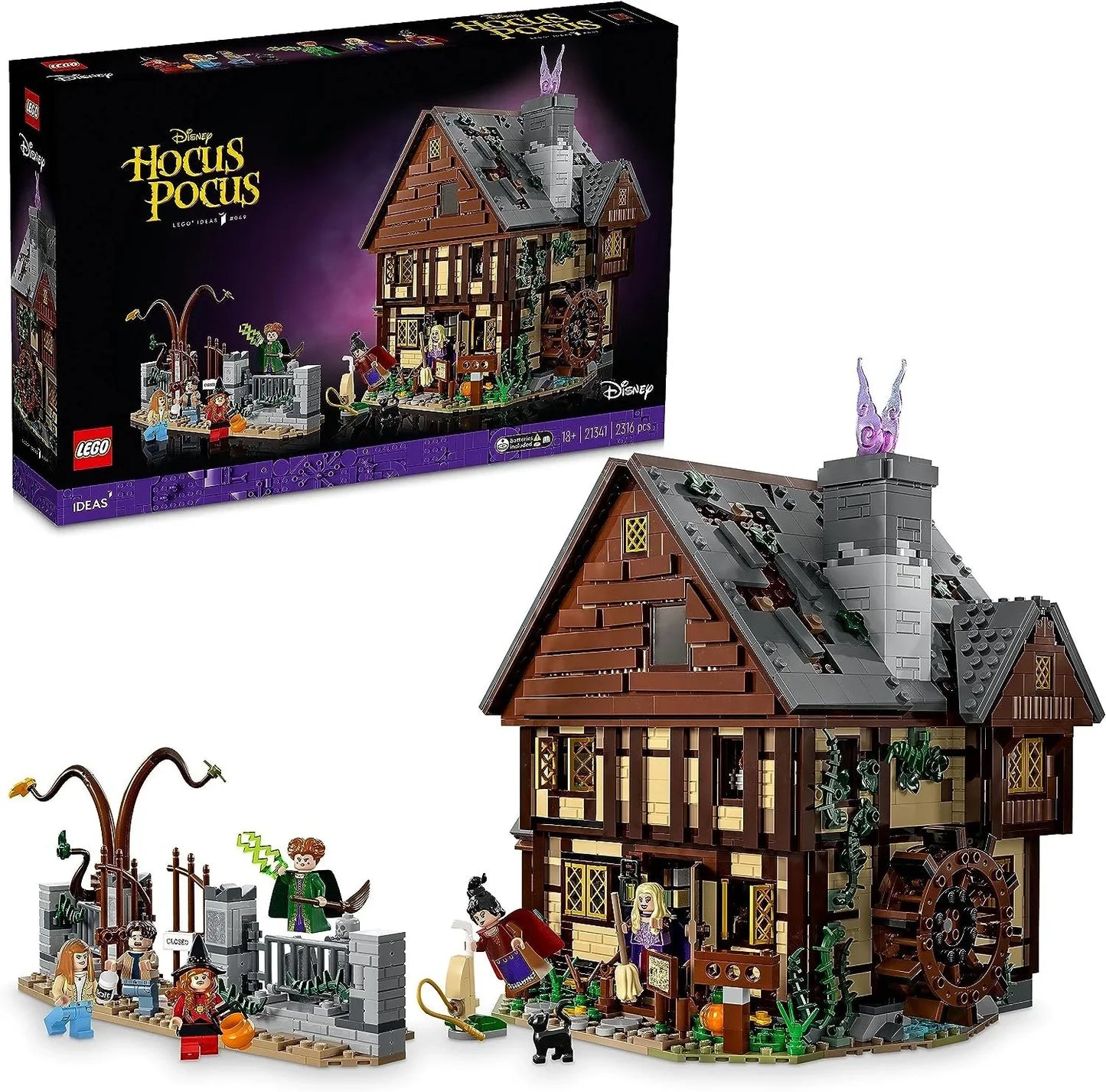 LEGO 21341 Ideas - Disney Hocus Pocus: The Sanderson Sisters' Cottage - Jaiman Toys