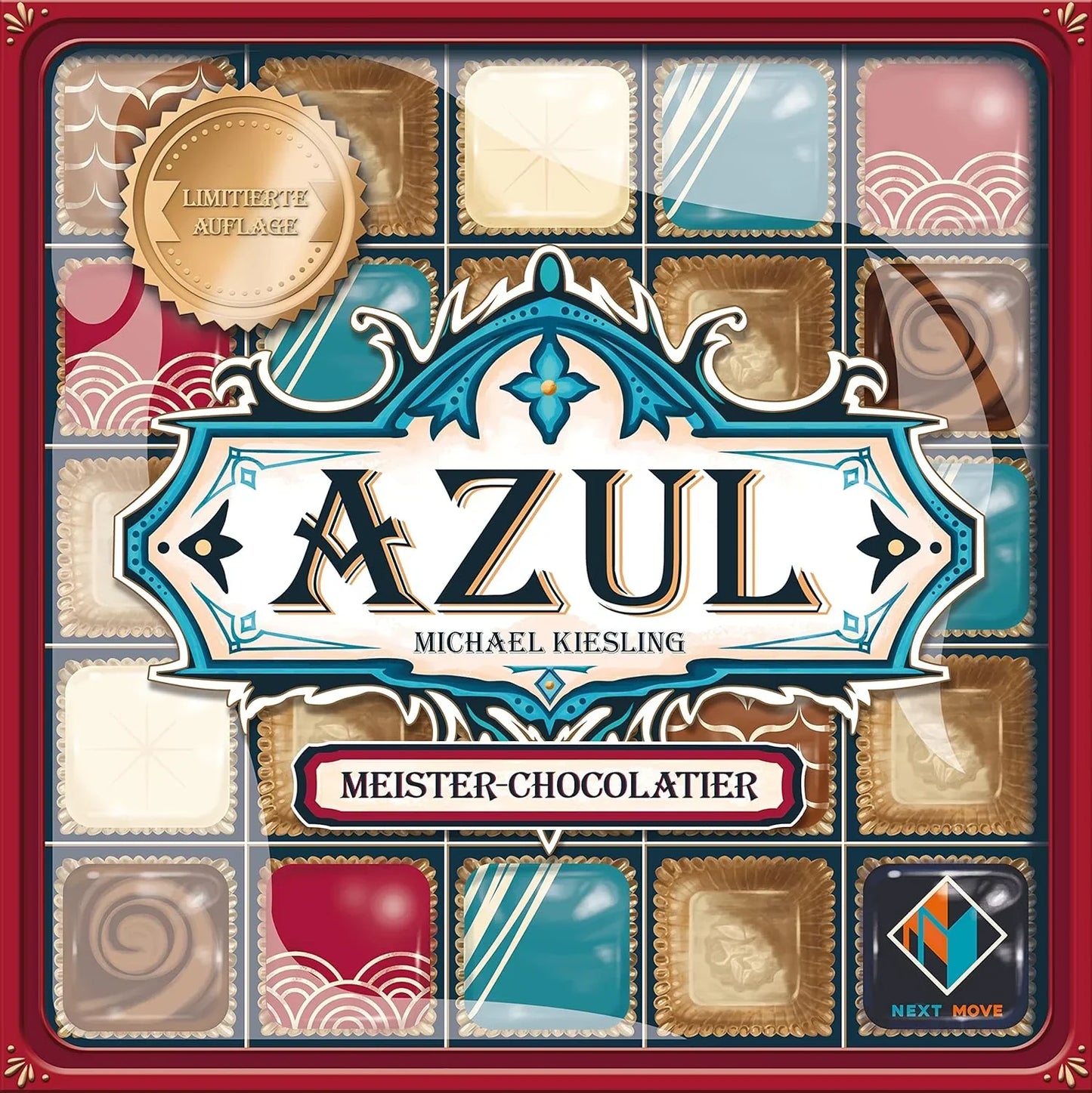 Azul: Master Chocolatier Board Game | Special Limited Edition Strategy Game with Chocolate-Themed Tiles | Next Move Games - Jaiman Toys