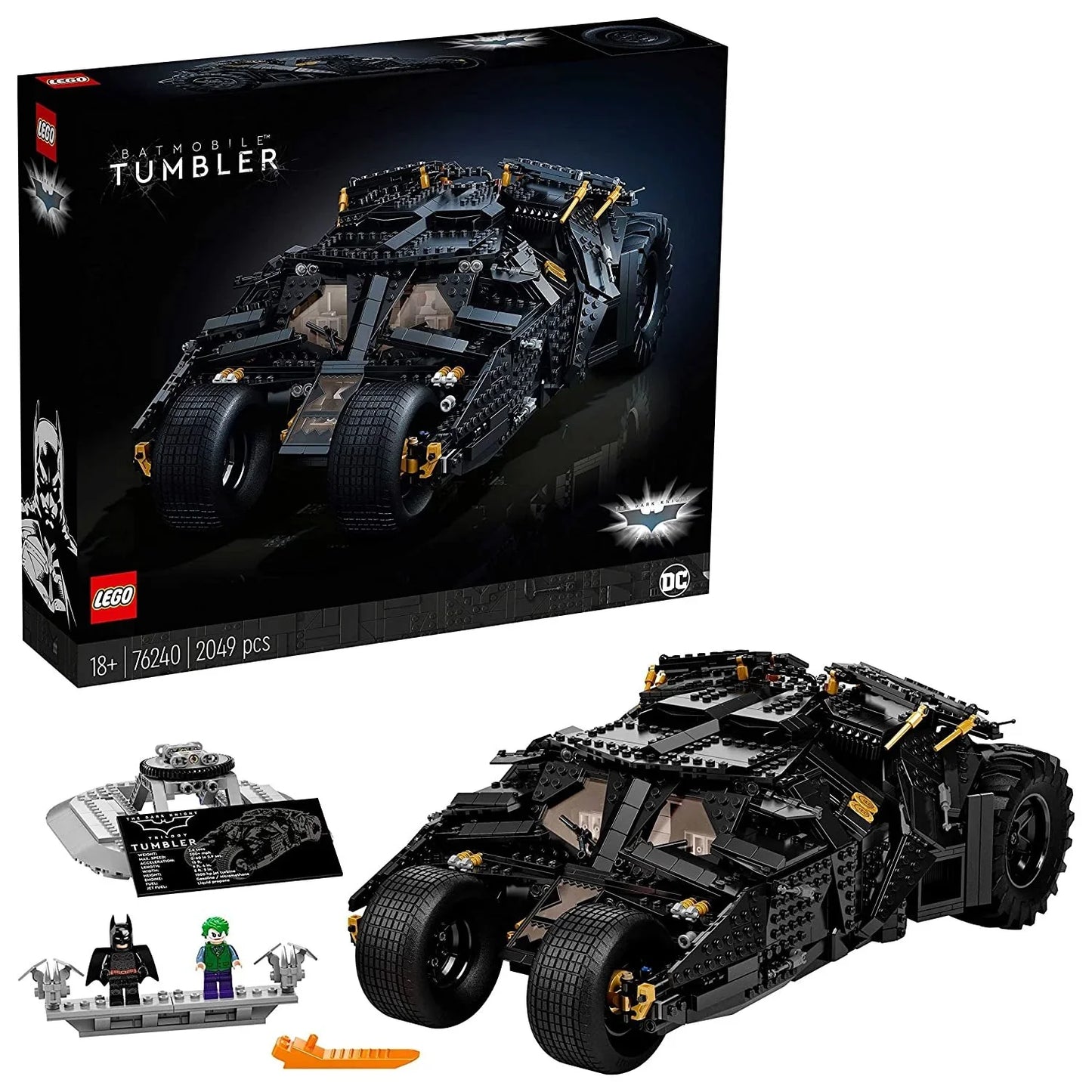 Lego DC Batman Batmobile Tumbler 76240 Building Kit (2,049 Pieces) - Jaiman Toys