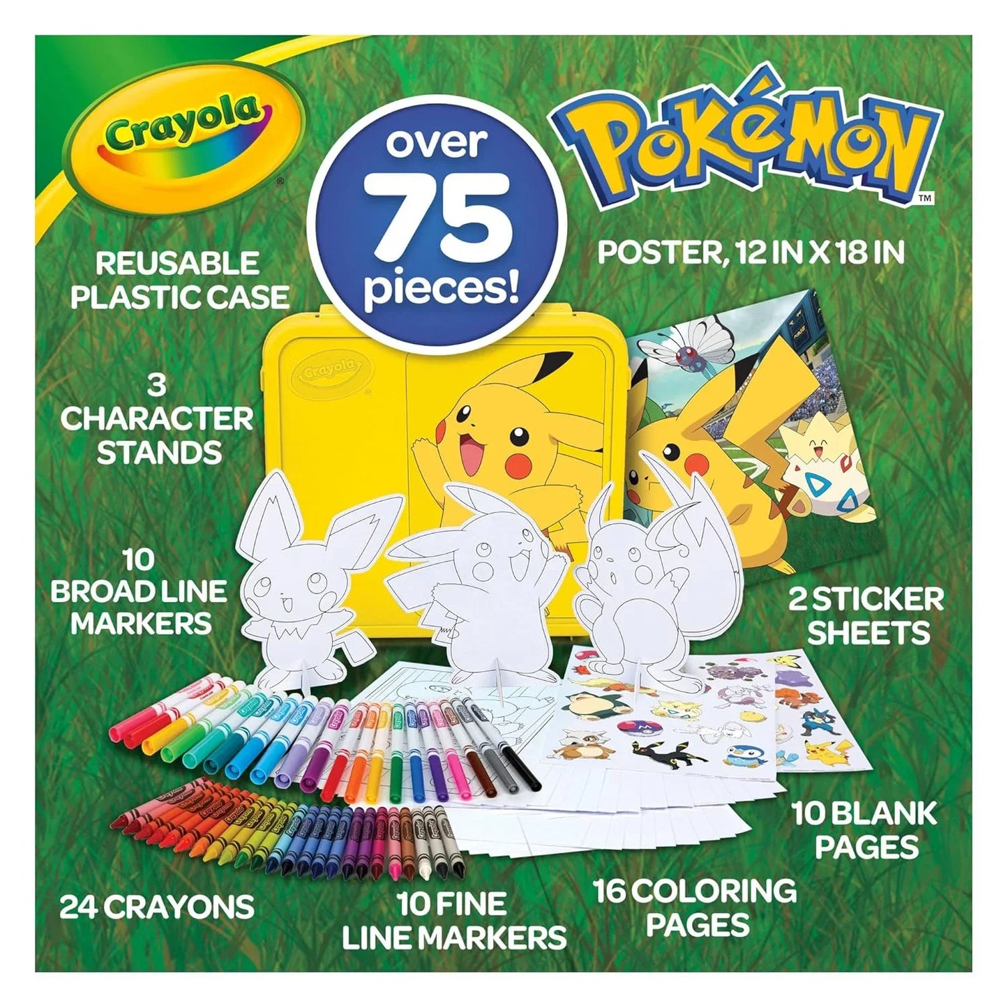 Crayola Pokémon Art Case - Jaiman Toys