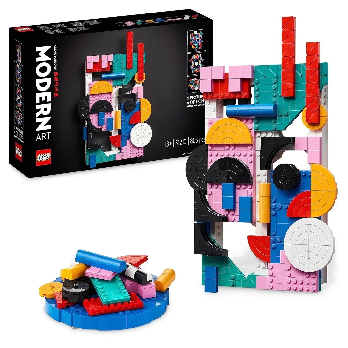 LEGO 31210 Art Modern Art Building Kit (805 Pieces) - Jaiman Toys