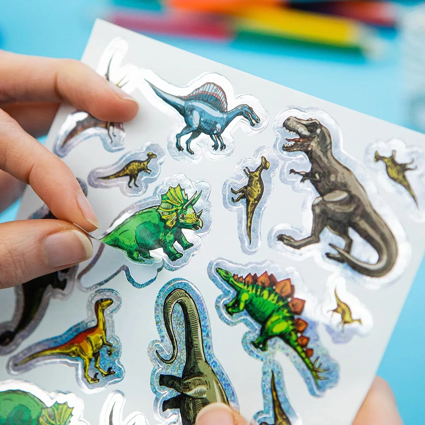 Colour & Carry Dinosaur Activity Colouring Kit - Jaiman Toys