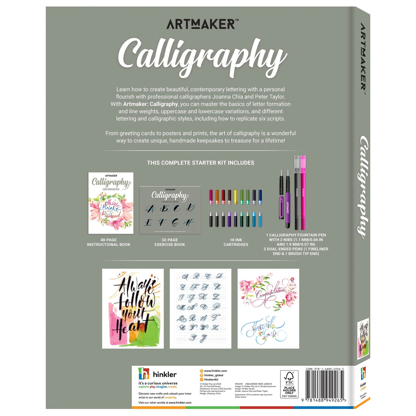 Art Maker Calligraphy Kit - Crafts for Adults - Jaiman Toys
