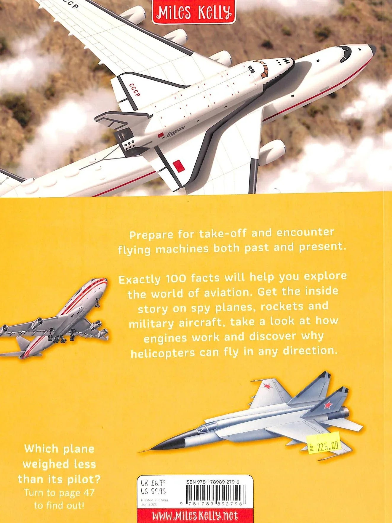 100 Facts Flight Book by Sue Becklake - Jaiman Toys