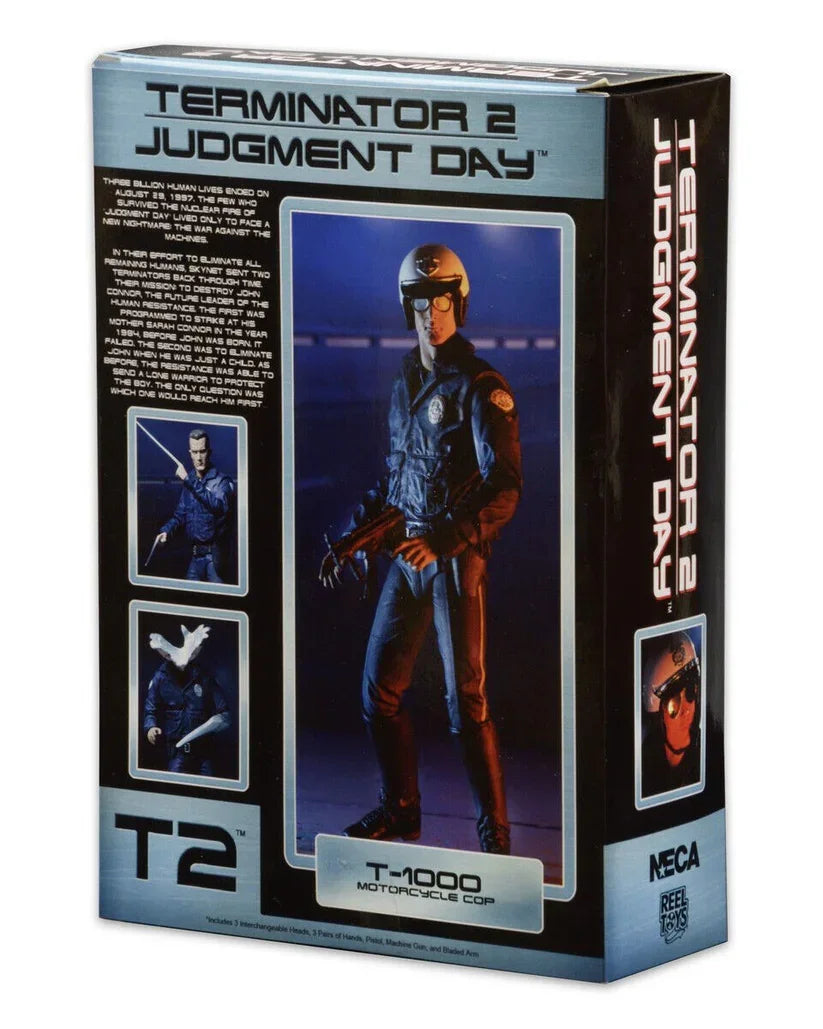 Terminator 2 T-1000 Motorcycle Cop Action Figure - 7-Inch Judgment Day Series (Age 17+) - Jaiman Toys
