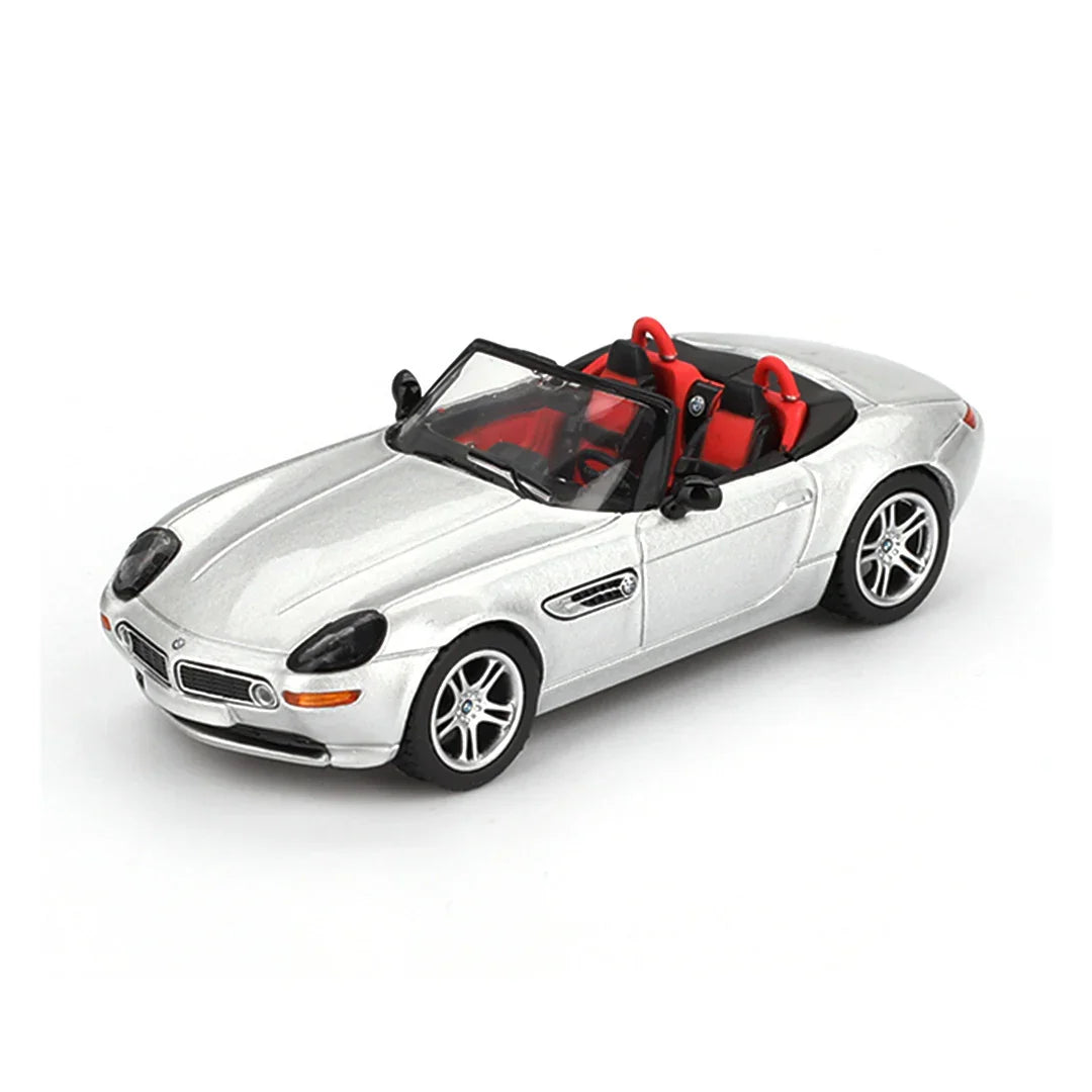 Mini GT 1:64 BMW Z8 Silver Diecast Model Car