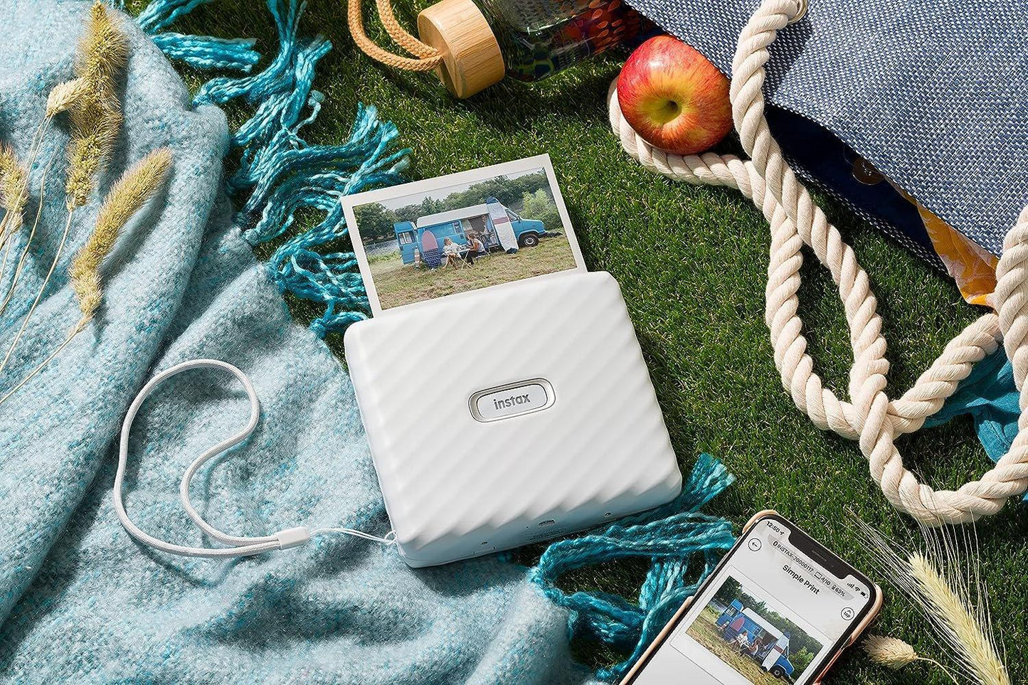 Fujifilm Instax Wide Link Smartphone Instant Photo Printer - White - Jaiman Toys