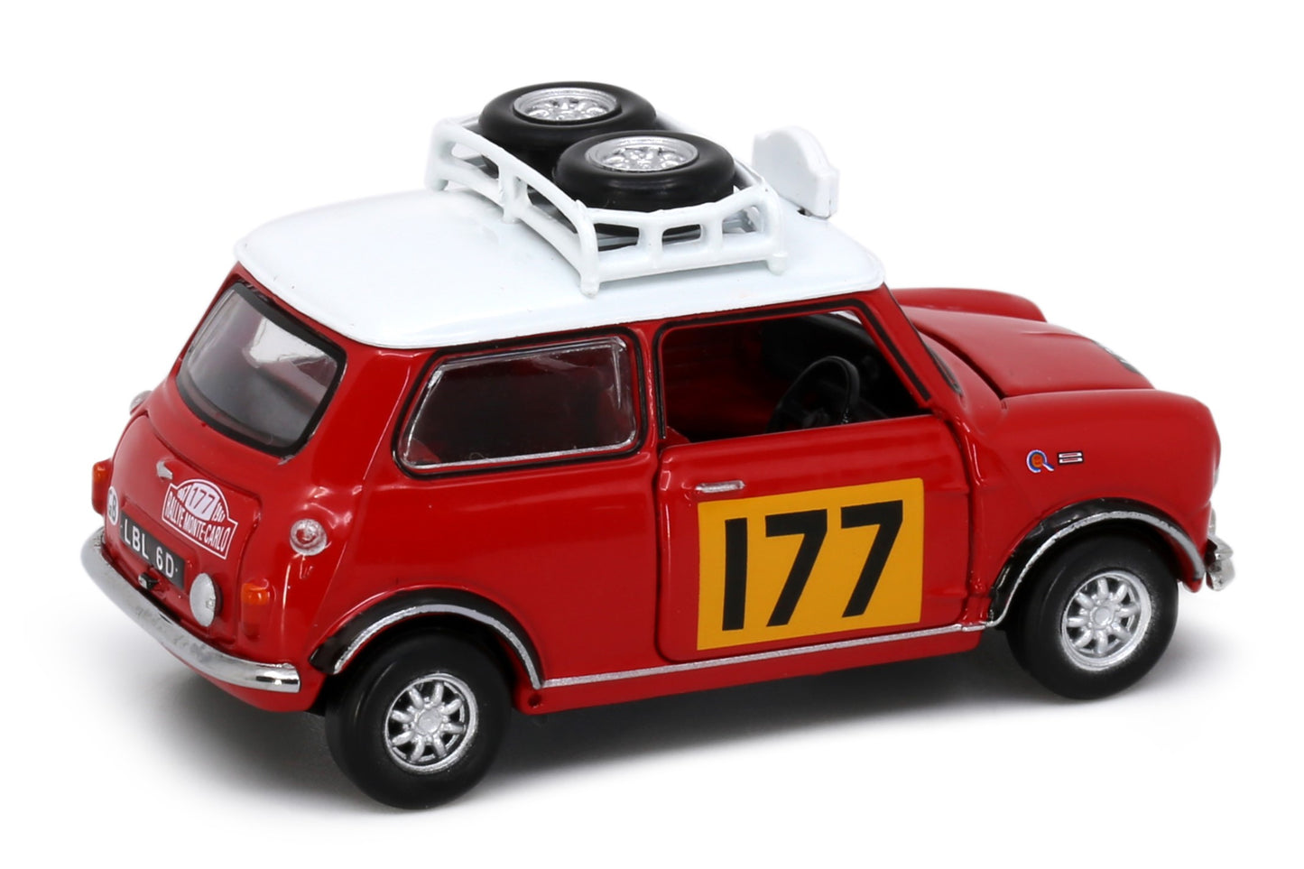 Tiny City Mini Cooper Mk 1 Rally #1771:50 Scale Die-Cast Model Car | Classic Vintage Mini Collectible