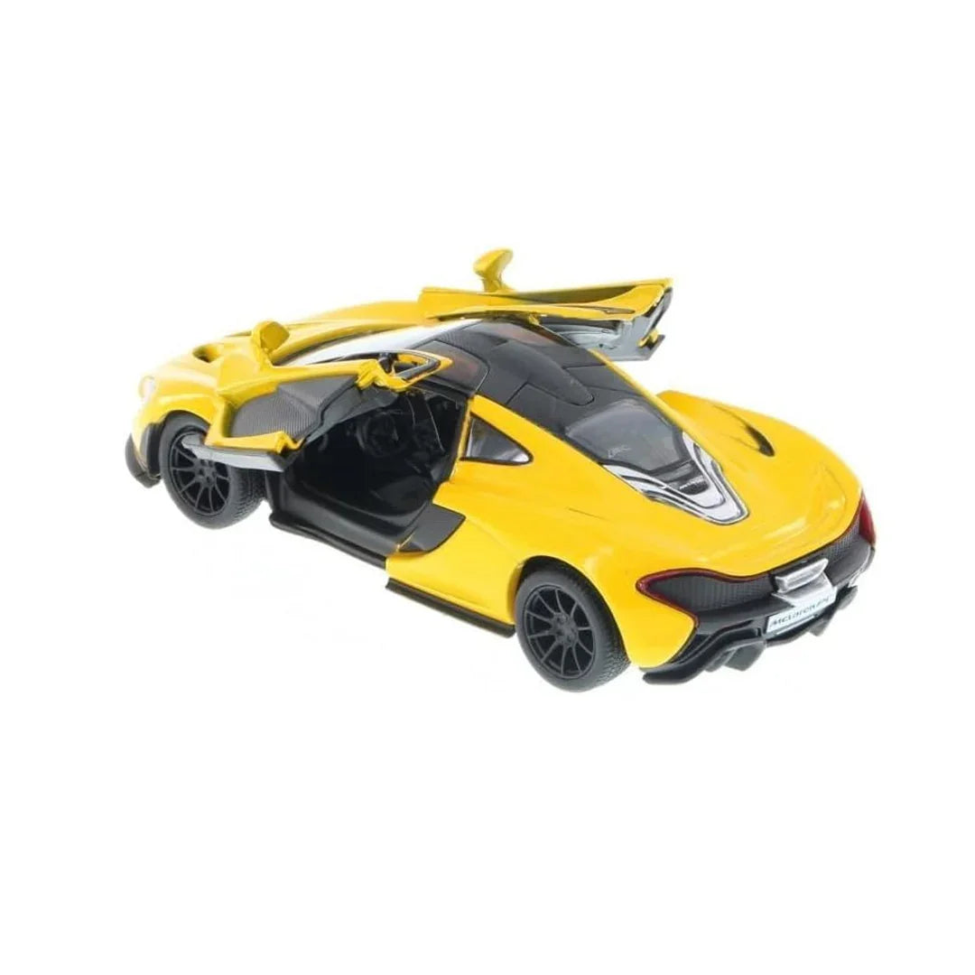 KiNSMART KT5393W McLaren P1 – 1:36 Scale Die-Cast Model Toy Car - Yellow - Jaiman Toys