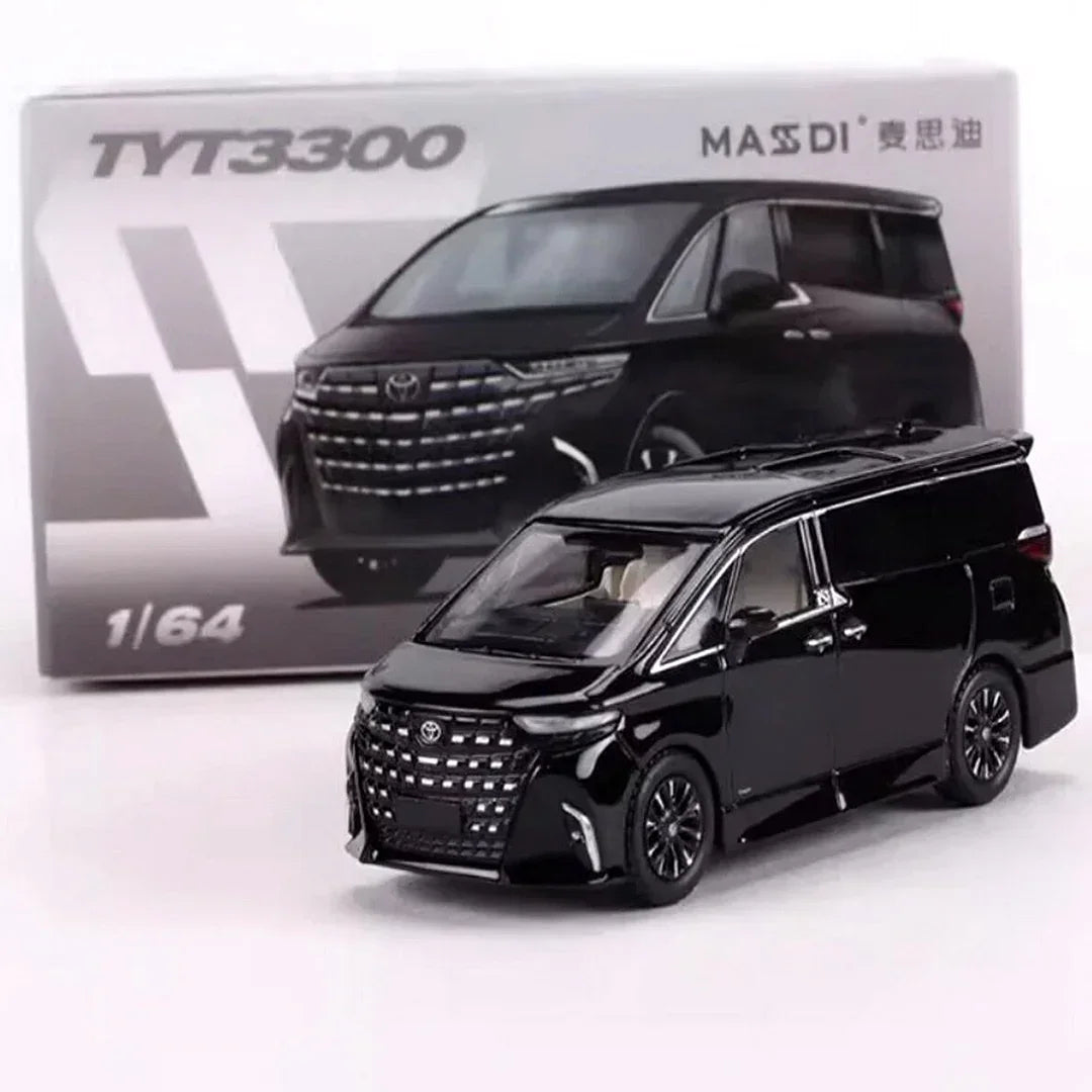 MASSDI 2023 Toyota Alphard Style 1:64 Diecast Luxury Minivan