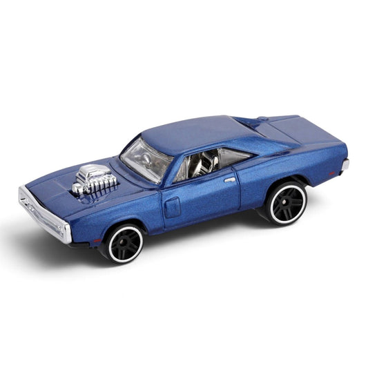 JAMS 1:64 Scale (Blister Pack) DC Jams Blue Muscle Toy Car with Supercharger, Ages 3+