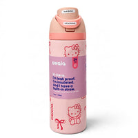 Owala FreeSip 710ml Insulated Water Bottle with Straw – Pink Hello Kitty Design