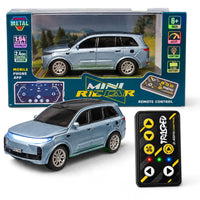 TRASPEED 1:64 Mini RC SUV – Clay Blue, Metal Body, 2.4GHz Remote & App Control