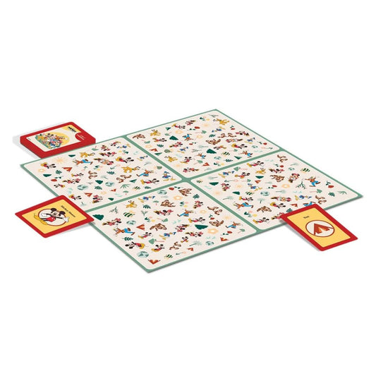 BO Games Disney Mickey and Friends 3-in-1 Carnival Board Game for Kids Ages 5+ | 2–6 Players | Family Party Game