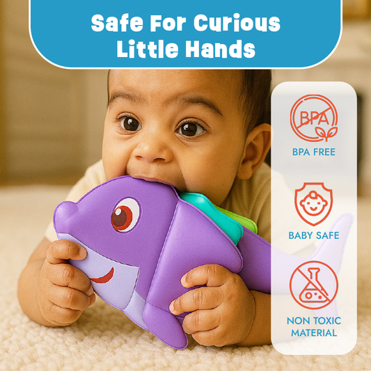 LiLLBUD Splash and Read Dolphin Bath Book