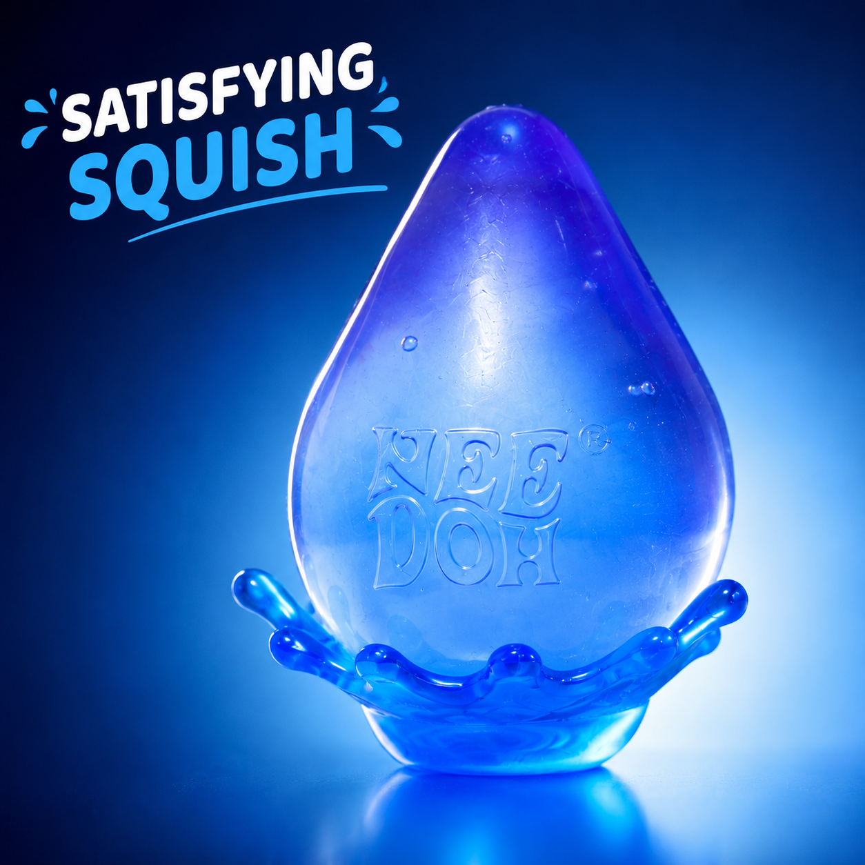 NeeDoh Pepsi Super Solid Squish Sensory Fidget Toy – Blue
