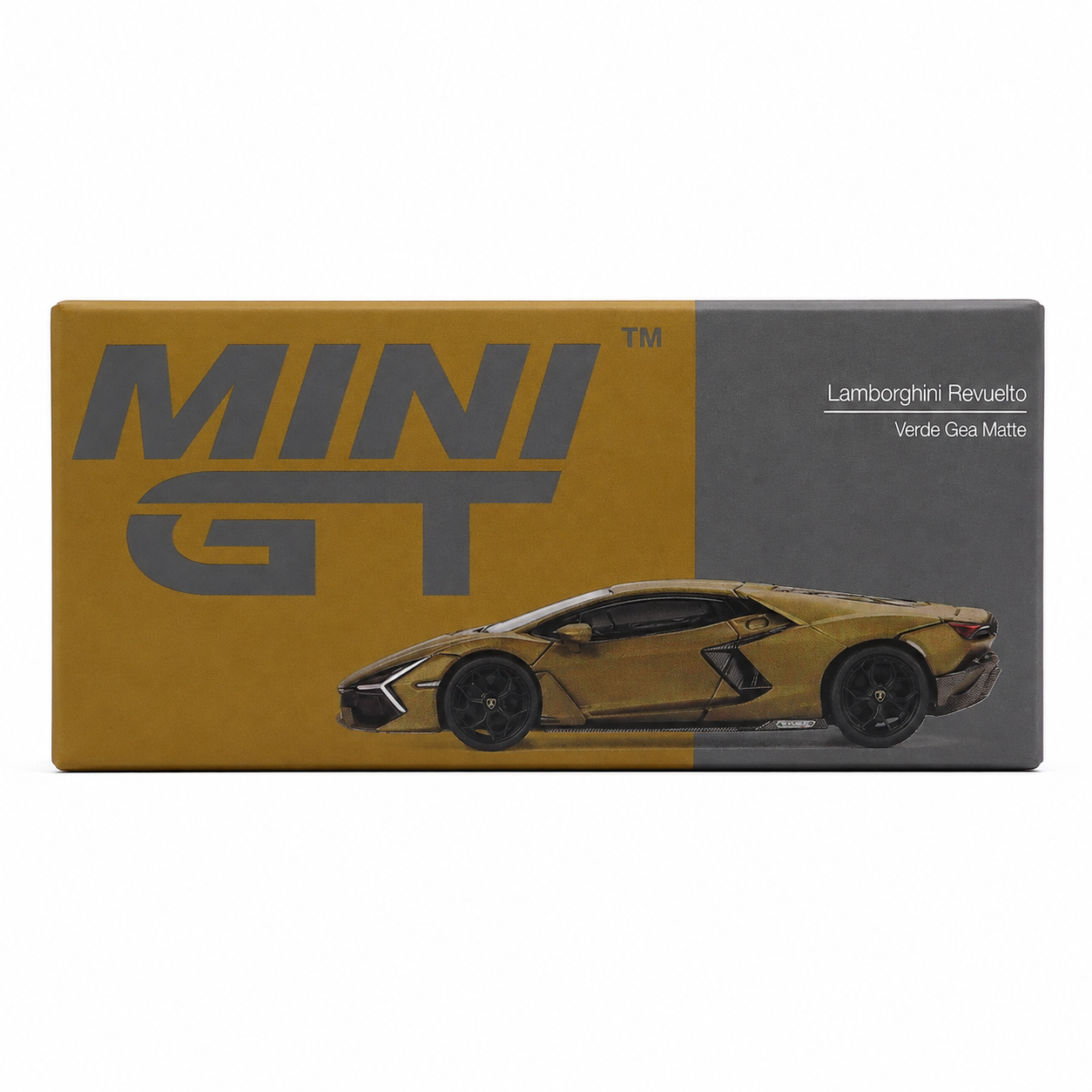 MINI GT 1:64 Scale Lamborghini Revuelto Verde Gea Matte Die-Cast Model Car