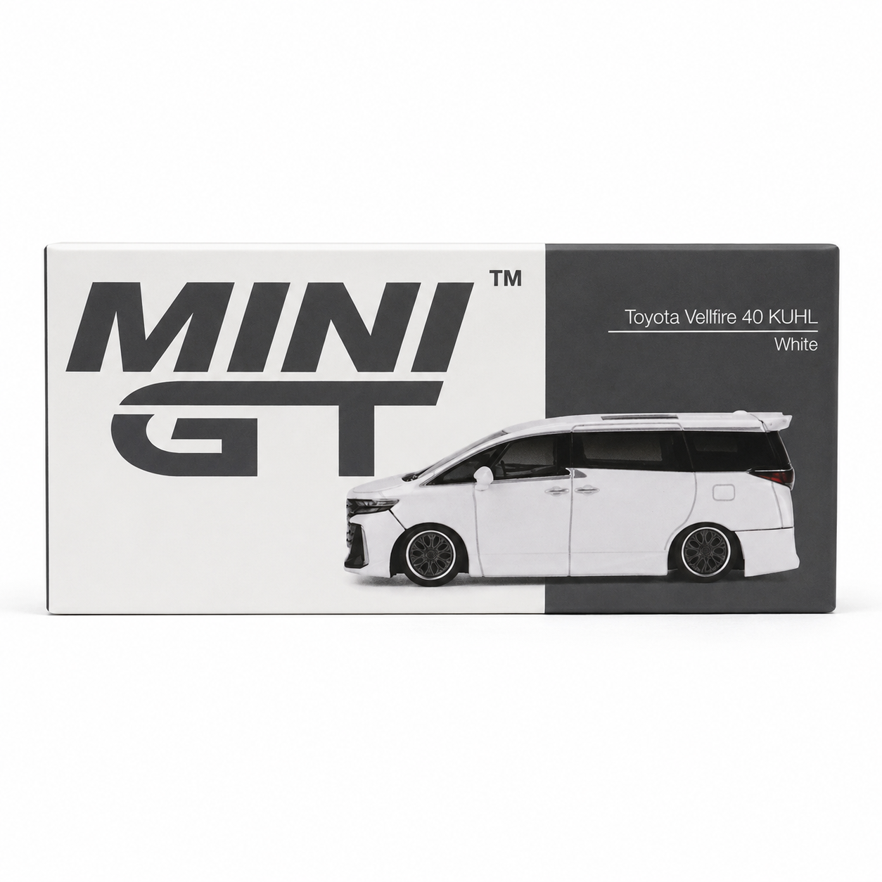 MINI GT 1:64 Scale Toyota Vellfire 40 KUHL White Die-Cast Model Car