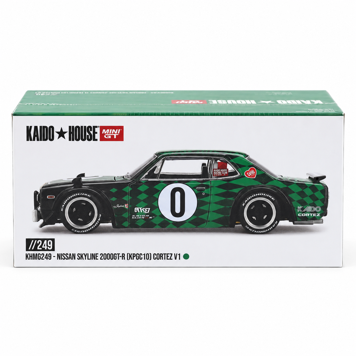 MINI GT 1:64 KAIDO HOUSE Nissan Skyline 2000GT-R (KPGC10) Cortez V1 KHMG249 Die-Cast Model