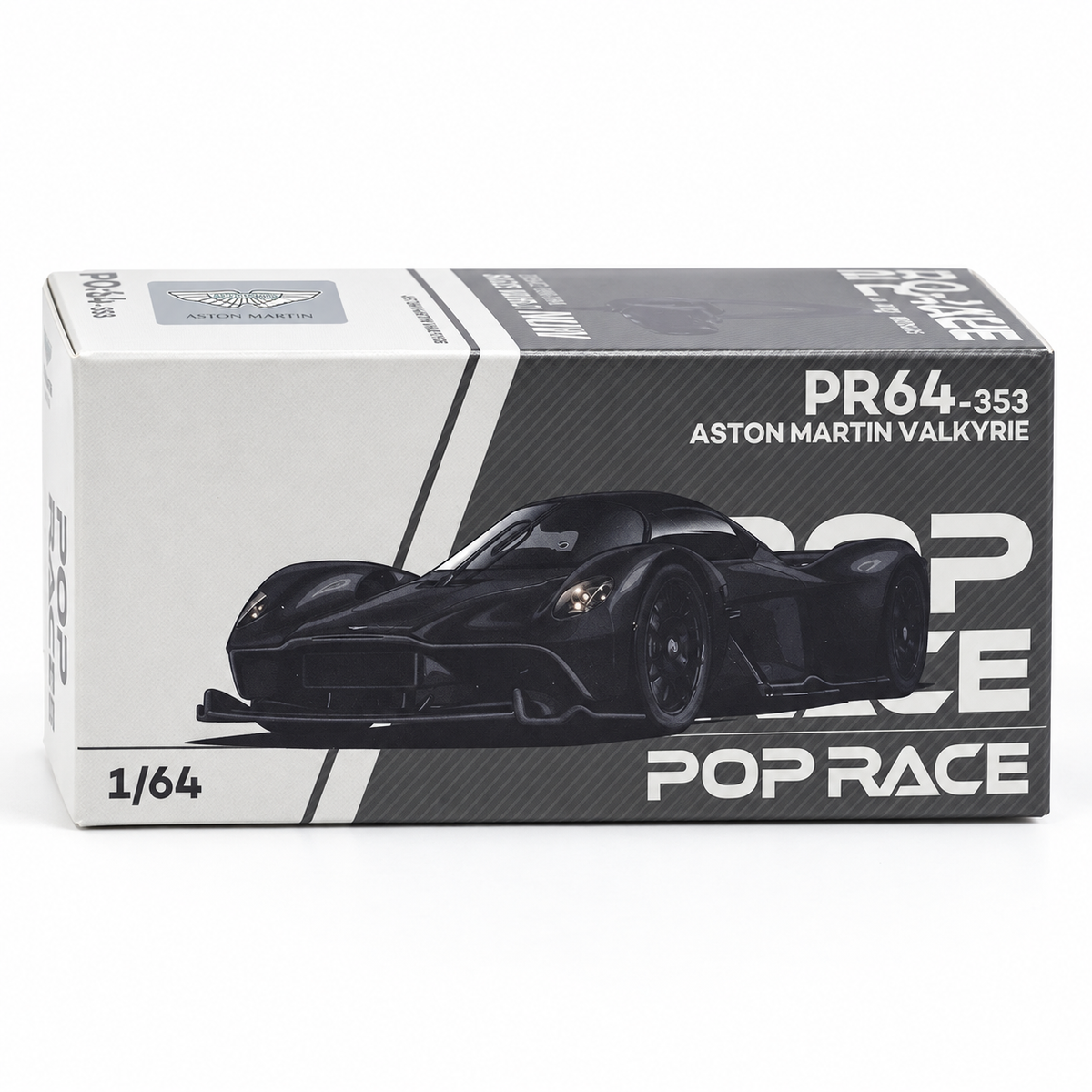 POP RACE 1:64 Aston Martin Valkyrie Black – PR64-353 | Collector Edition