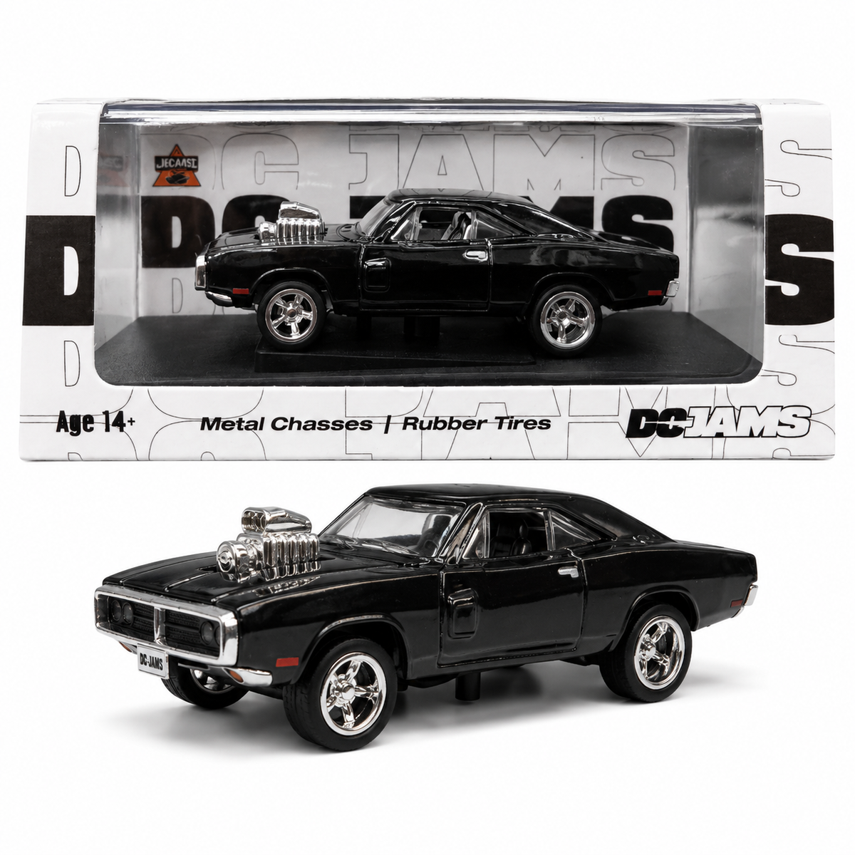 DC JAMS Limited Edition Diecast Car 1:64 Scale | Full Metal Body Muscle Car Replica