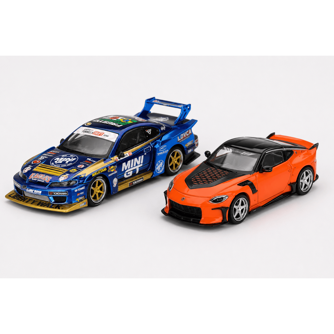 MINI GT 1:64 (Blister Pack) Nissan Silvia (S15) #555 LB-Super