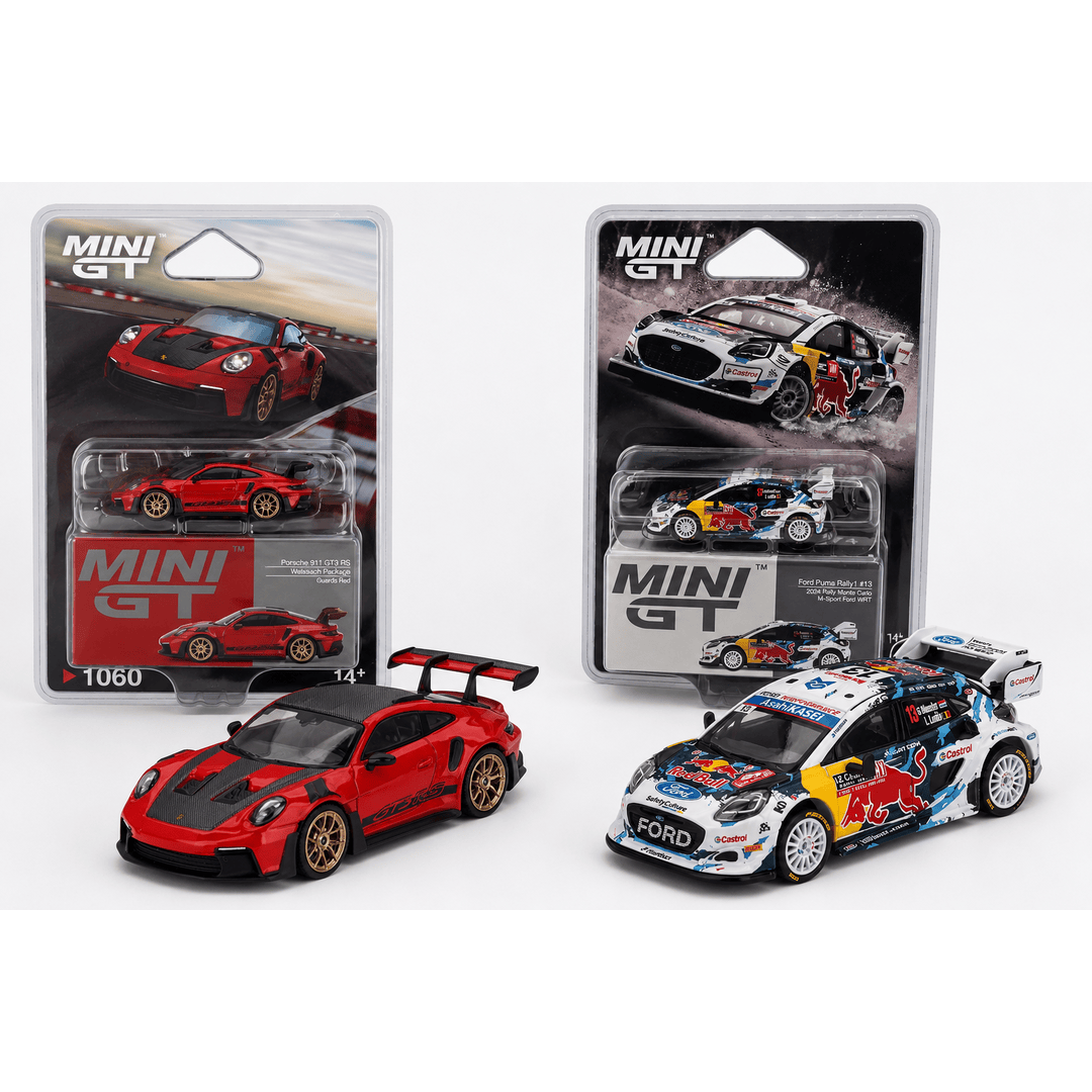 Mini GT 1:64 Porsche 911 (992) GT3 RS Weissach Package Guards Red
