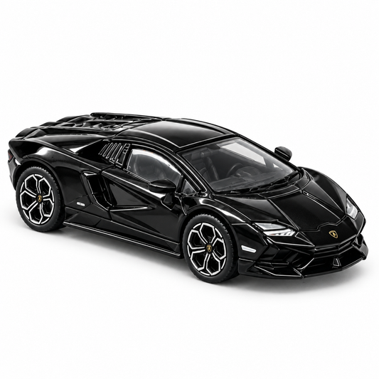 Bburago 1:64 Lamborghini Countach LPI 800-4 Die-Cast Model Car | Metal Collectible Supercar with Realistic Details & Display Packaging – Black, Ages 14+