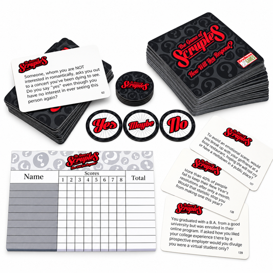 Funskool Endless Games Scruples Adult Party & Fun Board Game – Moral Dilemma Question, Conversation & Response Card Game for Friends, Family & Groups, 4–8 Players, Ages 18 Years & Above