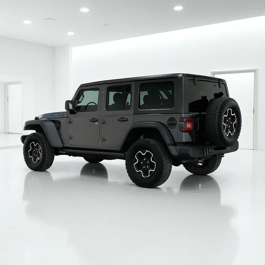 Rastar 1:24 Jeep Wrangler Rubicon 4xe Die-Cast Model β Black | Openable Doors (64610) - Jaiman Toys
