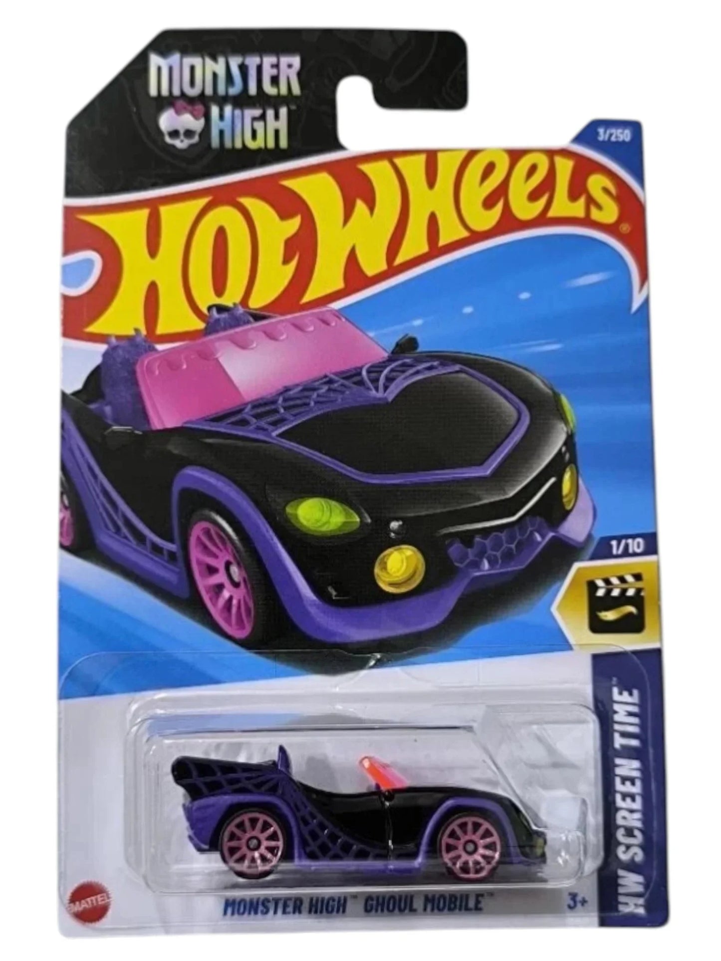 Hot Wheels HYX62 Monster High Ghoul Mobile-HW SCREEN TIME - Jaiman Toys